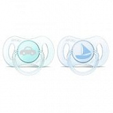 Пустышка силиконовая Philips Avent Mini 0-2 мес 2 шт SCF151/01
