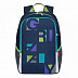 Рюкзак школьный GRIZZLY RB-051-3 /3 dark blue