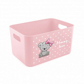 Корзина Berossi для детских игрушек Mommy love 2,4 л light pink АС48963000