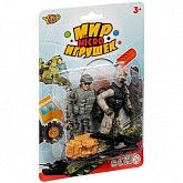 Набор игровой Shenzhen Toys военный с 2 солдатиками и собакой ,серия Мир micro Игрушек M7599-7