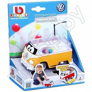 Машинка инерционная Bb Junior Volkswagen Samba Poppin bus (16-85109) yellow