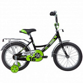 Велосипед Novatrack Urban 16" (2019) Black/Green 163URBAN.BK9