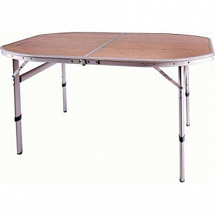 Складной стол KingCampTable Bamboo Elliptic 3926