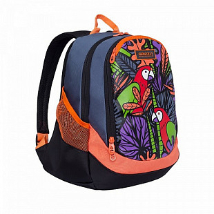 Школьный рюкзак GRIZZLY RD-953-3 parrots
