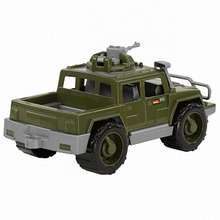 Автомобиль-пикап Полесье Военный Защитник с 1-м пулемётом (BRD) 64035