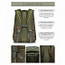 Городской рюкзак GRIZZLY RU-131-1 /2 khaki