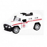Машинка Tian Du Скорая помощь F1131-3 white