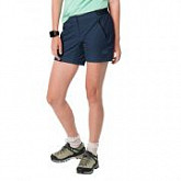 Шорты спортивные для бега  женские Jack Wolfskin Trail Shorts W dark indigo