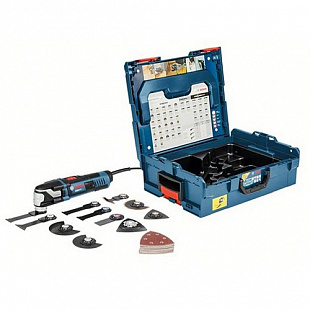 Многофункциональный инструмент (реноватор) Bosch GOP 55-36 L-BOXX + набор оснастки 0601231101