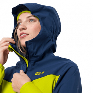 Куртка женская Jack Wolfskin Alpine Trail Jkt W flashing green