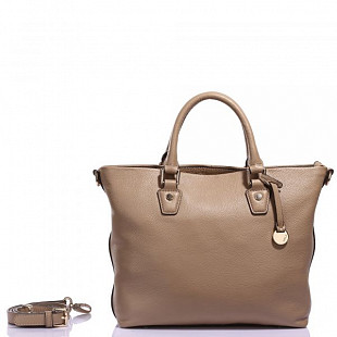 Женская сумка из кожи Pola 9016 dark brown