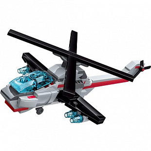 Конструктор Qman Военная техника Hurricane Helicopter 1418-2