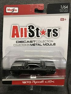 Машинка Maisto 1:64 1970 Plymouth GTX (15504)