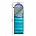 Спальный мешок Naturehike U2018 U200-P 190 Blue