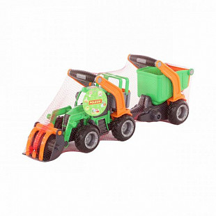 Погрузчик Полесье с полуприцепом 48431