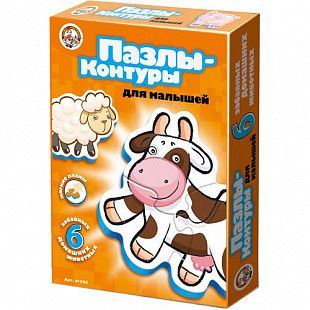 Контурные пазлы Десятое Королевство «Домашние животные» 001296