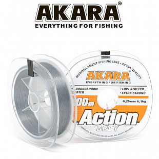 Леска Akara Action Grey 100 м