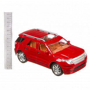 Инерционная машина YAKO джип из серии "На земле, В небе, На море" M9533 red