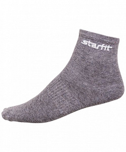 Носки средние Starfit 2 пары SW-206 grey melange/black