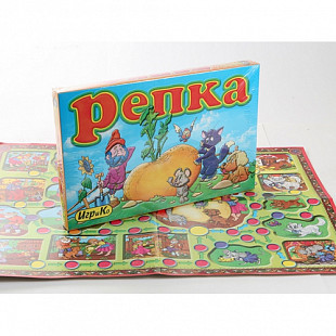 Набор игровой (Игра настольная, сказка, 6 раскрасок) "Репка" 5484