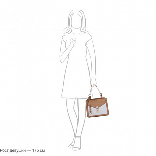 Женская сумка Pola 4233 dark beige