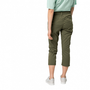 Брюки для отдыха женские Jack Wolfskin Senegal Pants W delta green