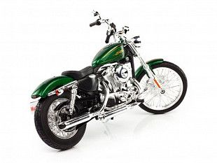  Масштабная модель мотоцикла Maisto 1:18 Harley Davidson 2013 XL 1200V Seventy-Two (31360) green