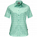 Рубашка женская Jack Wolfskin Centaura Shirt W pacific green checks