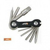 Набор инструментов складной Super B TB-9870 10 в 1 orange NSB98681