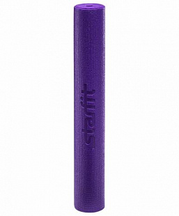 Гимнастический коврик для йоги, фитнеса Starfit FM-101 PVC purple (173x61x0,3)