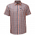 Рубашка мужская Jack Wolfskin Napo River Shirt saffron orange checks