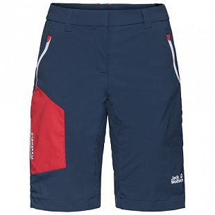 Шорты женские Jack Wolfskin Overland Shorts W dark indigo
