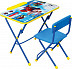 Комплект детской мебели Nika Marvel 3 человек-паук (стол с подножкой+пенал+стул) Д3Ч