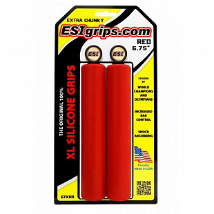 Грипсы ESI Extra Chunky XL 6,75" 67XRD Red