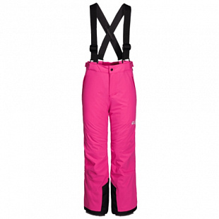 Брюки детские Jack Wolfskin Powder Mountain Pants Kids pink fuchsia