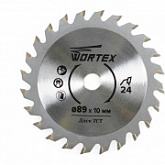 Диск пильный по дереву Wortex 89x1 см 24 зуба HSS024W00009