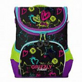 Рюкзак школьный GRIZZLY RAn-082-1 /1 black/purple
