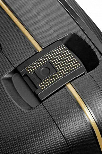 Чемодан Samsonite S`Cure DLX 55см U44-29003 Black/Gold