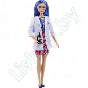 Кукла Barbie Кем быть? Ученый (HCN11)