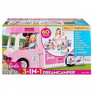 Игровой набор Barbie 3-in-1 Фургон для путешествия GHL93