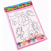 Раскраска со стразами Рыжий Кот Красивая принцесса Р-8804