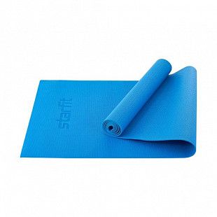 Коврик для йоги и фитнеса Starfit Core FM-101 PVC (173x61х0,3 см) blue