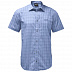 Рубашка мужская Jack Wolfskin Rays Stretch Vent Shirt Men shirt blue checks