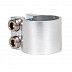 Зажим STG Х105187 28.6 для рулей трюковых самокатов с болтами, silver