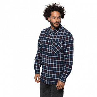 Рубашка мужская Jack Wolfskin Fraser Island Shirt night blue checks