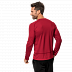 Пуловер мужский Jack Wolfskin Sky Range Longsleeve M red lacquer