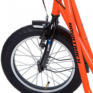 Самокат внедорожный Novatrack City Line Neon Orange 16/12" 16STAMPN1CL.OR8