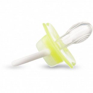 Пустышка Canpol babies Toys Силиконовая Симметричная 18+ мес. (23/293) yellow