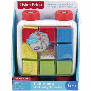 Игрушка Fisher Price Каталка с яркими кубиками (GJW10)