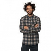 Рубашка мужская Jack Wolfskin Red River Shirt phantom checks